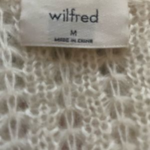 Aritzia, Wilfred Gretchen sweater. Size M. Cream.